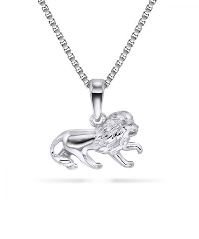 Pia & Per - Halskjede i sølv - Løve