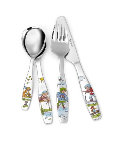 EIK Barn - Hjertevenn Stålbestikk, 4 deler, til gutt