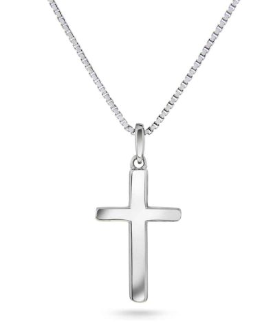 Anheng sølv kors 12x18 mm