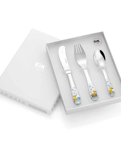 Alternative view of EIK Barn - Gakki Stålbestikk, 3 deler