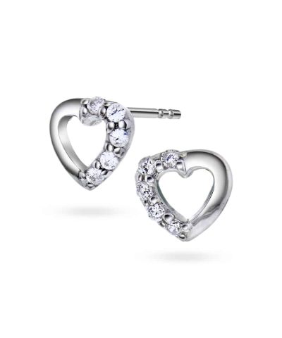 Hjerte ørestikke cz