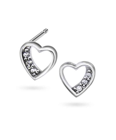 Hjerte ørestikke cz