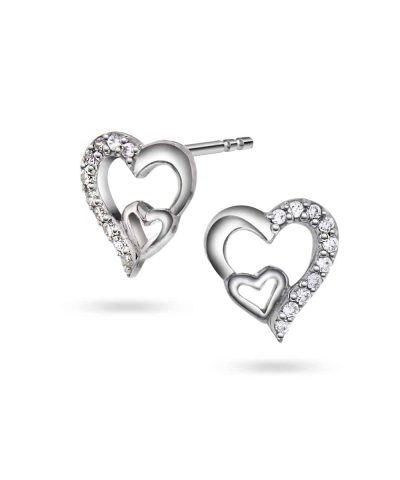 Hjerte ørestikke cz