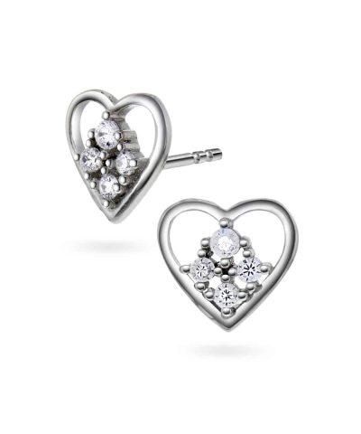 Hjerte ørestikke cz