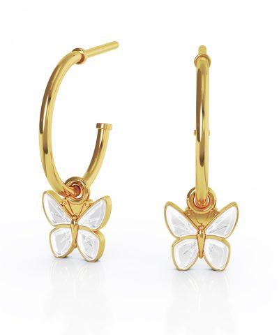 Liv - Kreol m/Sommerfugl. Hvit