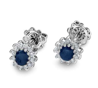 Alexandra ørepynt 0,32ct WSI safir