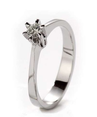 Diamantring 0,25 ct HWE Si