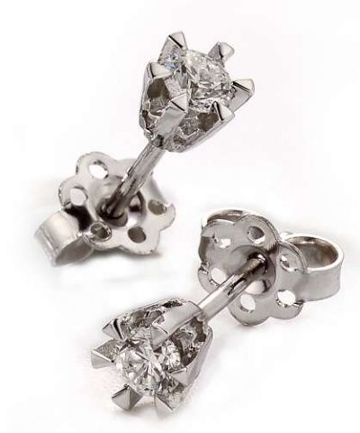 Diamantøredobber 0,40 ct