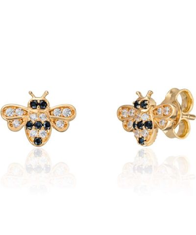 Ørepynt - Redd en Bie 14k gull