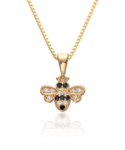 Anheng - Redd en Bie i 14k gull