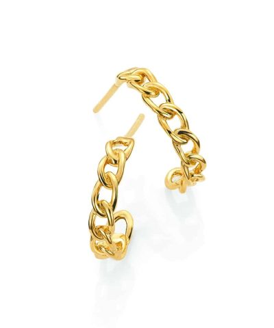 Nora Mørk by gulldia Forgylte øreringer i sølv