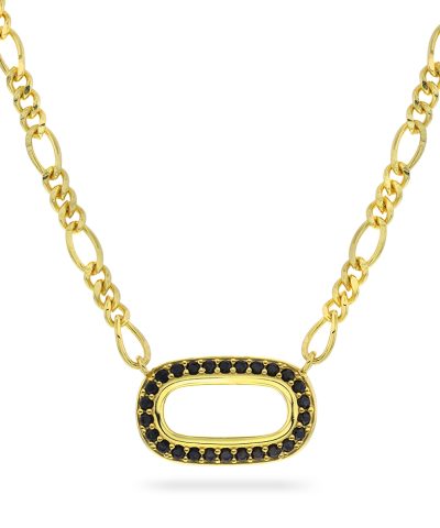 Nora Mørk by Gulldia, Smykke i sølv med sort zirkonia