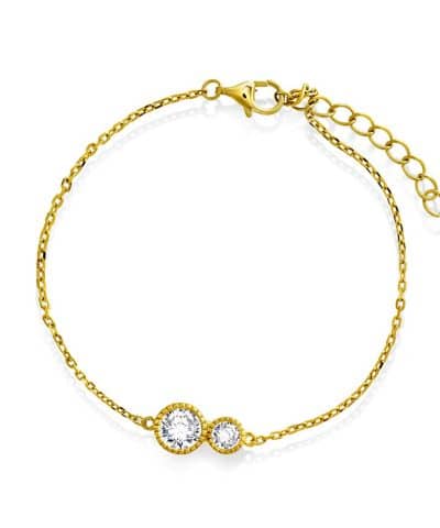 Nora Mørk by Gulldia Armbånd i sølv med zirkonia