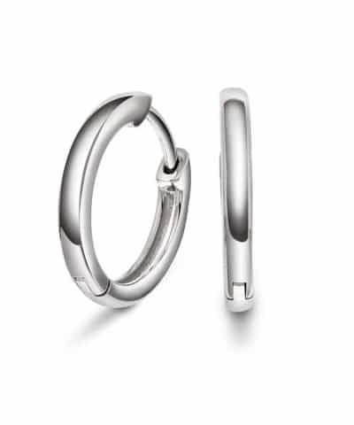 Øreringer i sølv 15 mm