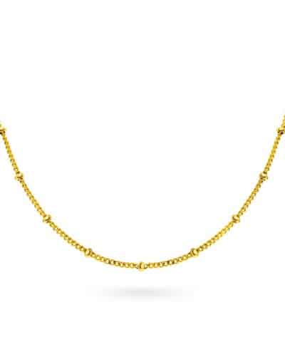 Smykke i sølv, kulekjede