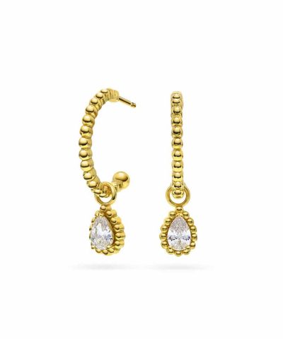 Øredobber i sølv med zirkonia