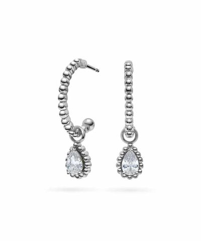 Øredobber i sølv med zirkonia