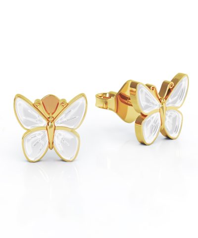 Liv - Ørestikk Sommerfugl. Hvit