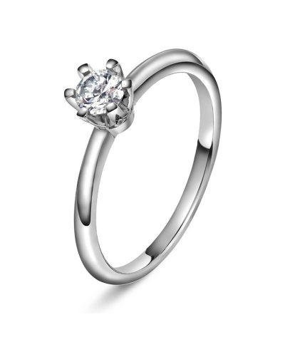 Vida ring i gull med dia 0,30 ct TWSI