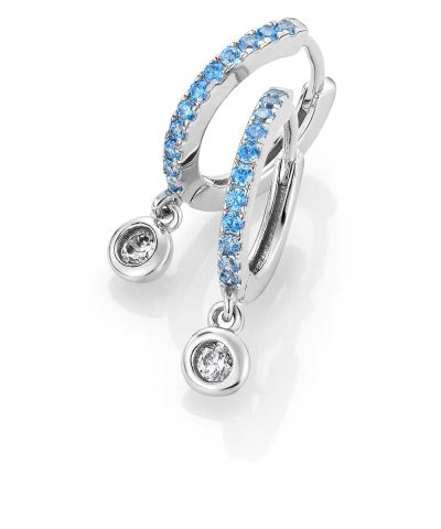 GD Thea Øreringer i sølv med zirkonia stener