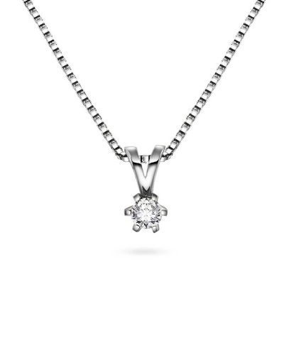 Vida anheng i gull m/dia 0,07 ct TWSI