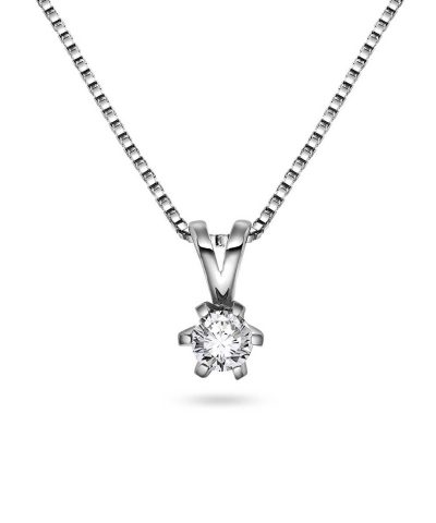 Vida anheng i gull m/dia 0,20 ct TWSI