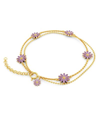 Liv - Armb. Margeritt. Lilla 16+3 cm