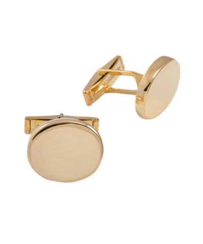 Sander mansjettknapper i gull