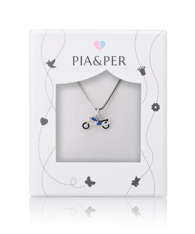 Alternative view of Pia&Per MOTORSYKKEL ANH. BLÅ/SORT