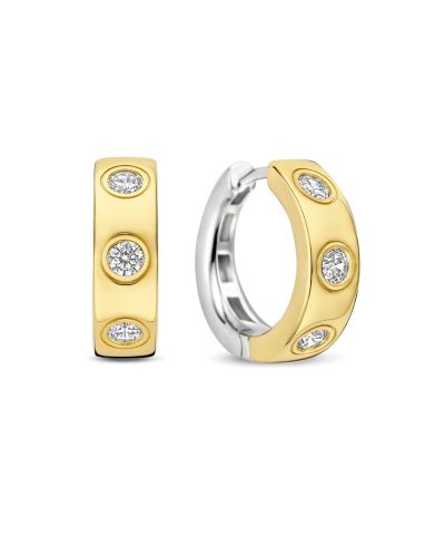 Ti Sento Classic Zirconia Hoops