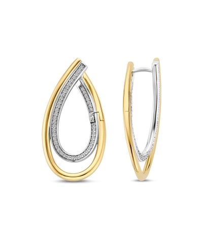 Ti Sento Organic Zirconia Earrings