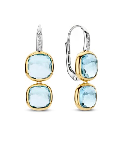 Ti Sento Double Cushion Earrings