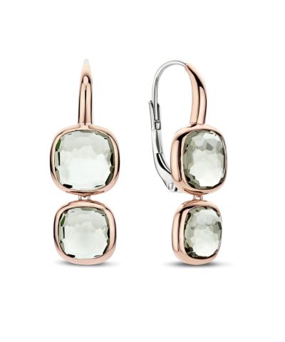 Ti Sento Double Cushion Earrings