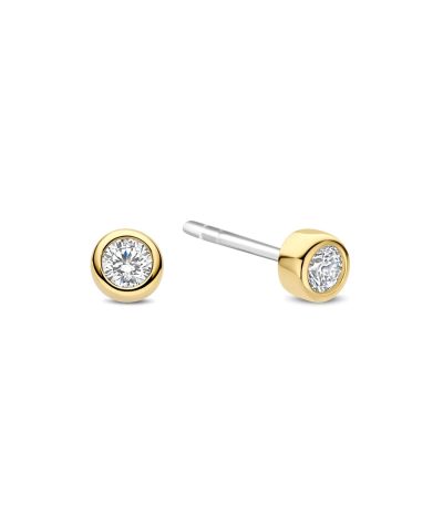 Ti Sento Classic Round Zirconia Earstuds