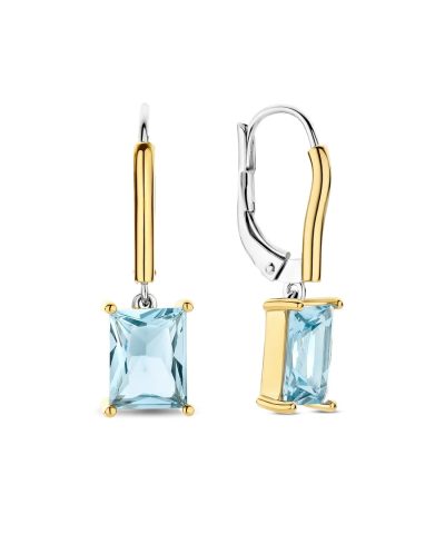 Ti Sento Rectangular Zirconia Hoops