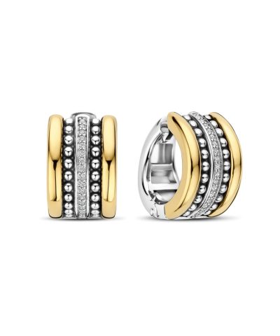 Ti Sento Gold Structure Hoops
