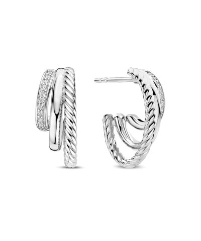 Ti Sento Zirconia Structure Earrings