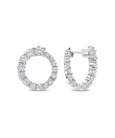 Ti Sento Twisted Zirconia Earrings