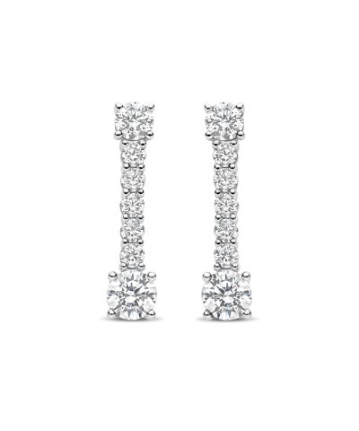 Alternative view of Ti Sento Long Zirconia Earrings