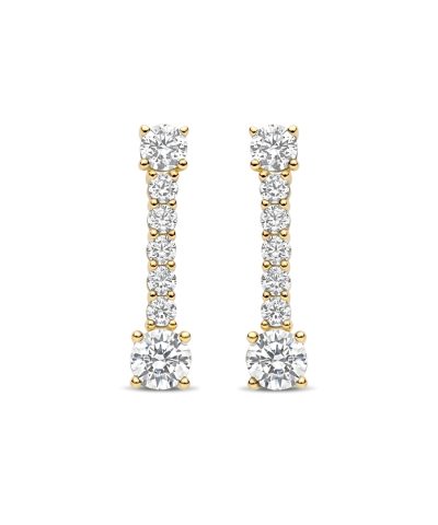Alternative view of Ti Sento Long Zirconia Earrings