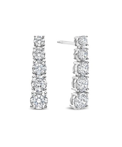 Ti Sento Long Zirconia Earrings