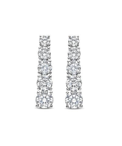 Alternative view of Ti Sento Long Zirconia Earrings