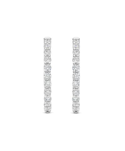 Alternative view of Ti Sento Tennis Large Hoops 21,5mm