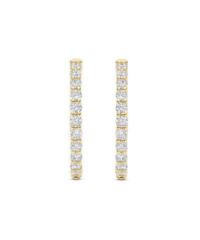 Alternative view of Ti Sento Tennis Large Hoops 21,5mm