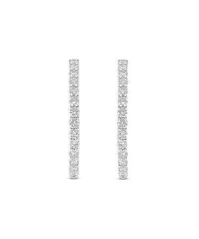 Alternative view of Ti Sento Tennis Oversized Hoops 25,5mm