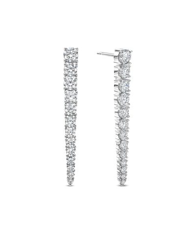 Ti Sento Long Zirconia Earrings 40mm