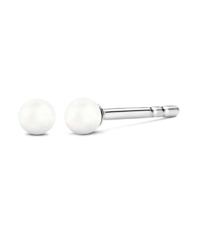 Ti Sento - Milano white agate stone studs 7841WA