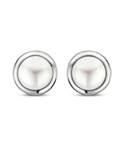 Ti Sento - Milano silver pearl studs 7875PW