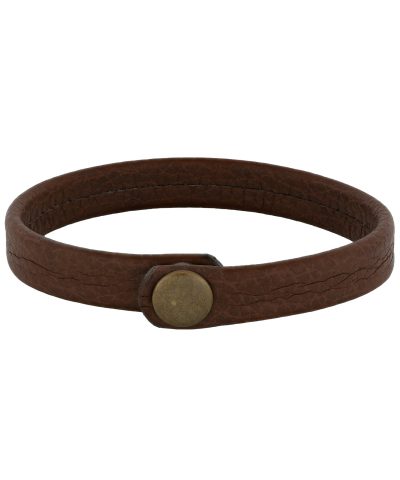 SON armbånd brun kalveskinn 23cm 12mm