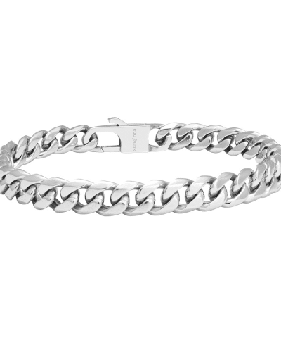 SON armbånd stål blank 21cm